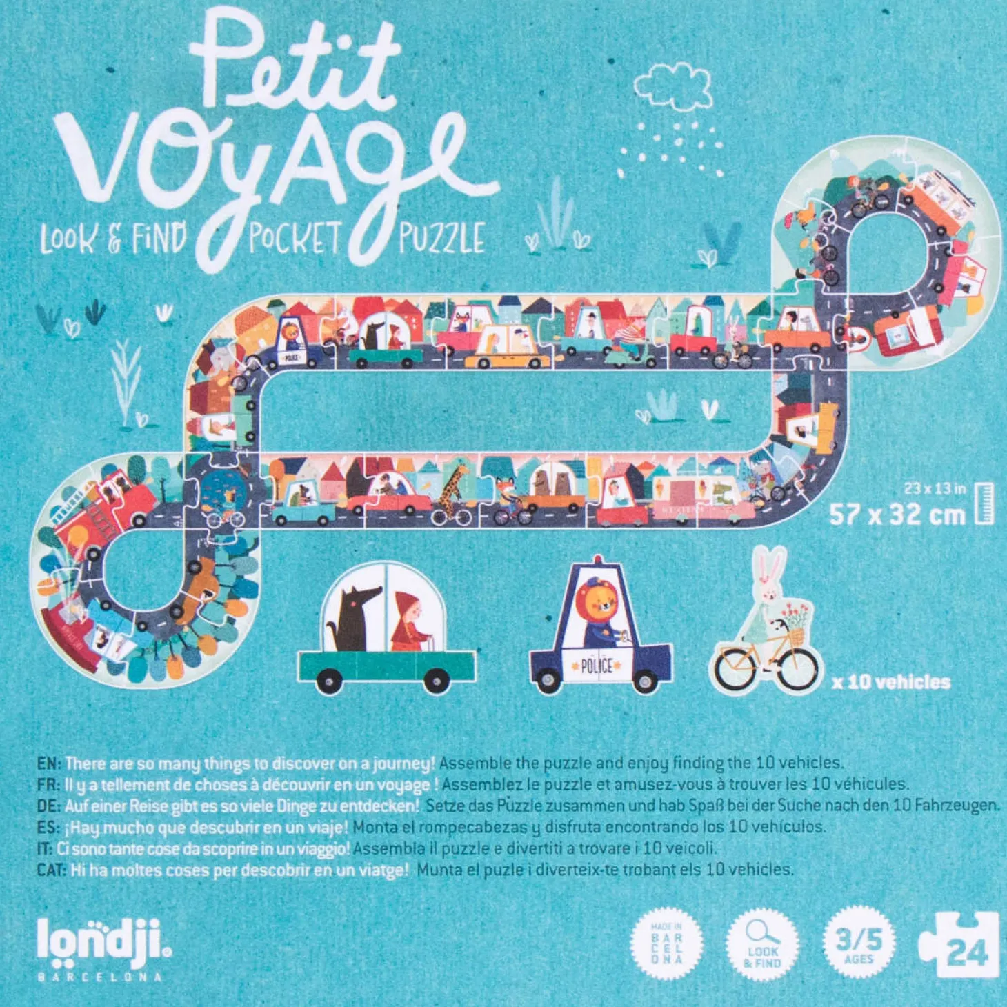 Activity Puzzle "Petit Voyage" 24 Teile