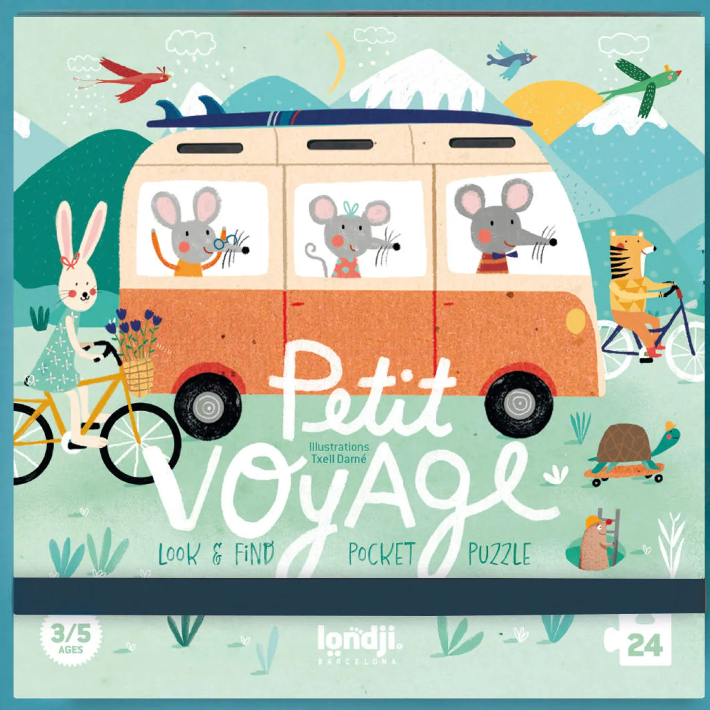 Activity Puzzle "Petit Voyage" 24 Teile