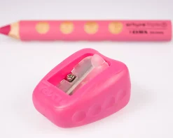 Anspitzer für Jumbo-Buntstifte Pink/Rot