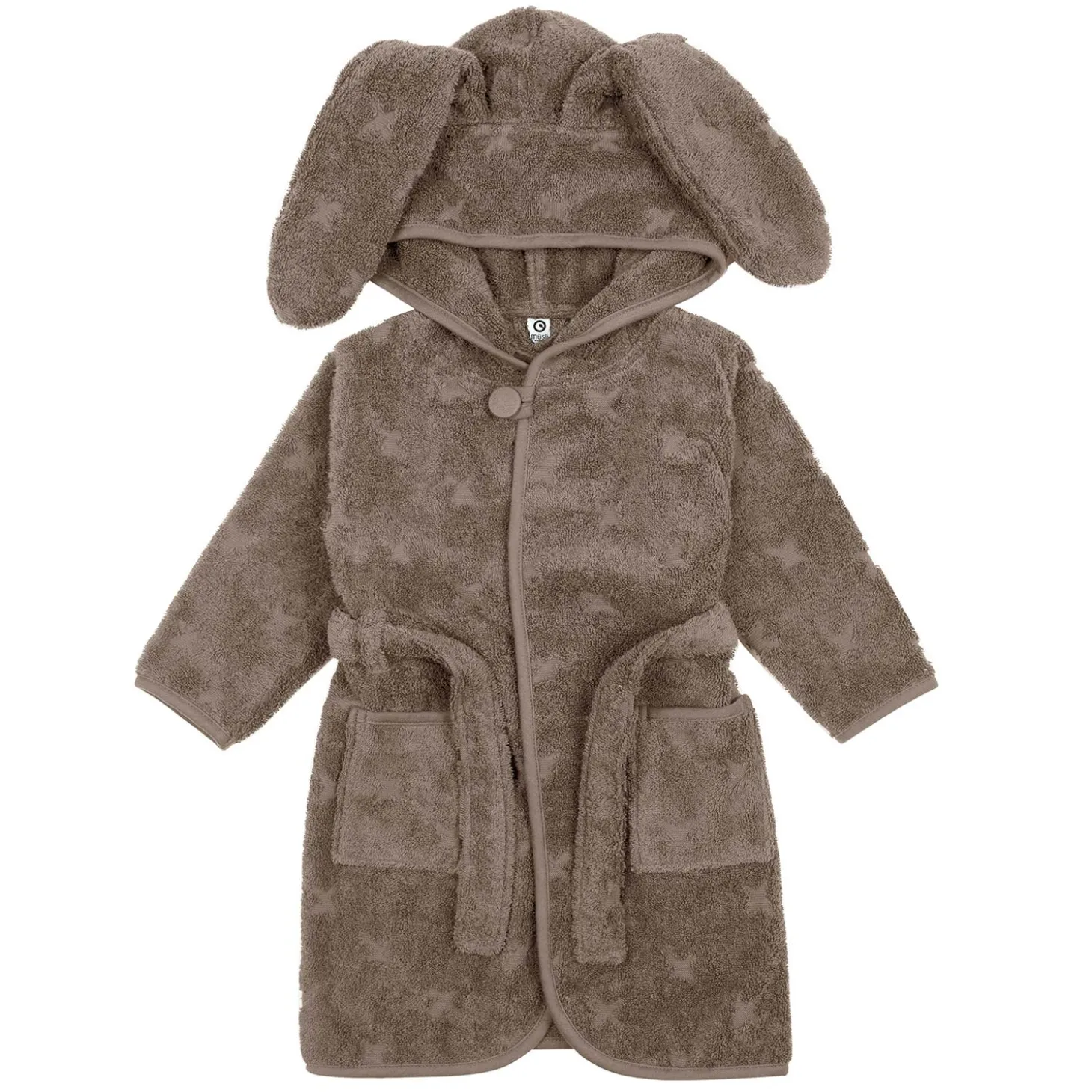 Baby Bademantel taupe 104/110