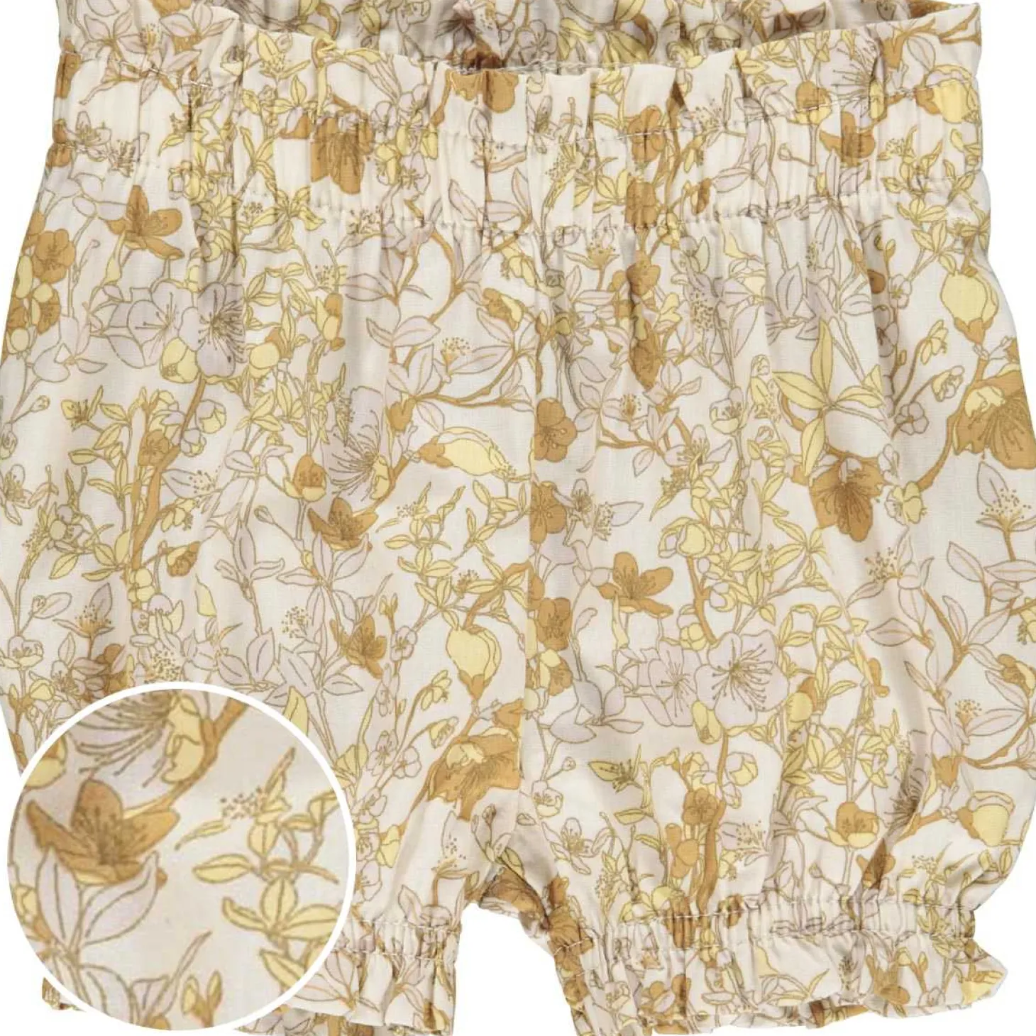 Baby Bloomer geblümt creme 56/62