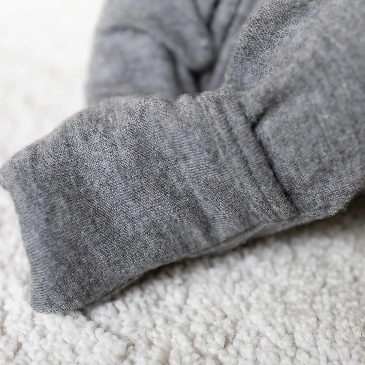 Babyhose Wolle Seide grau 56