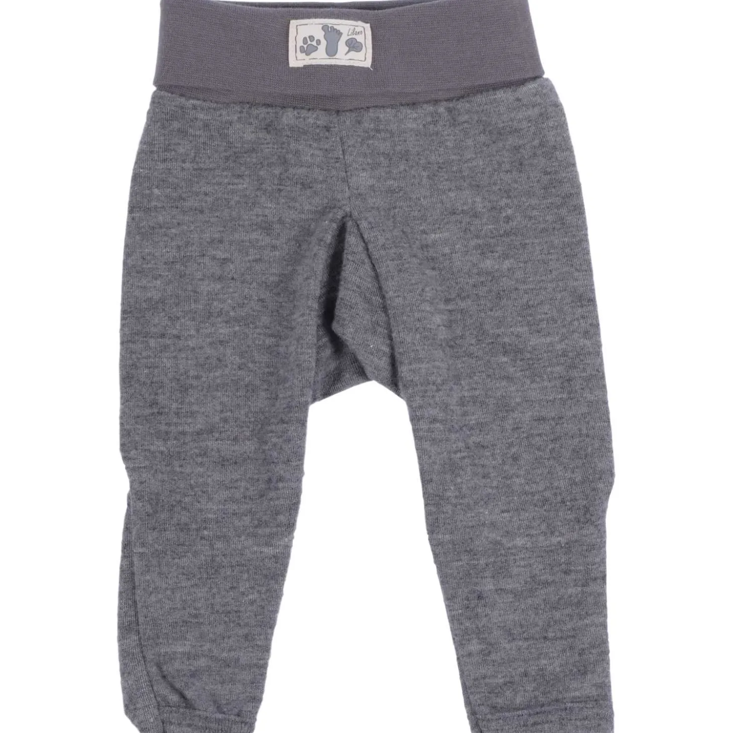 Babyhose Wolle Seide grau 56