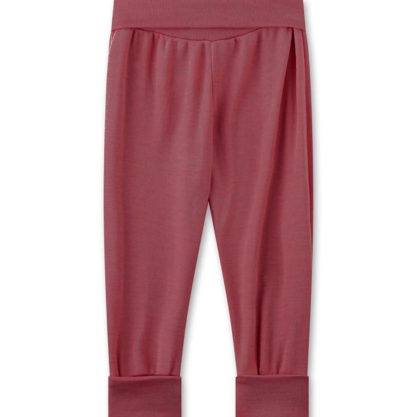 Babyhose Wolle-Seide himbeere 80