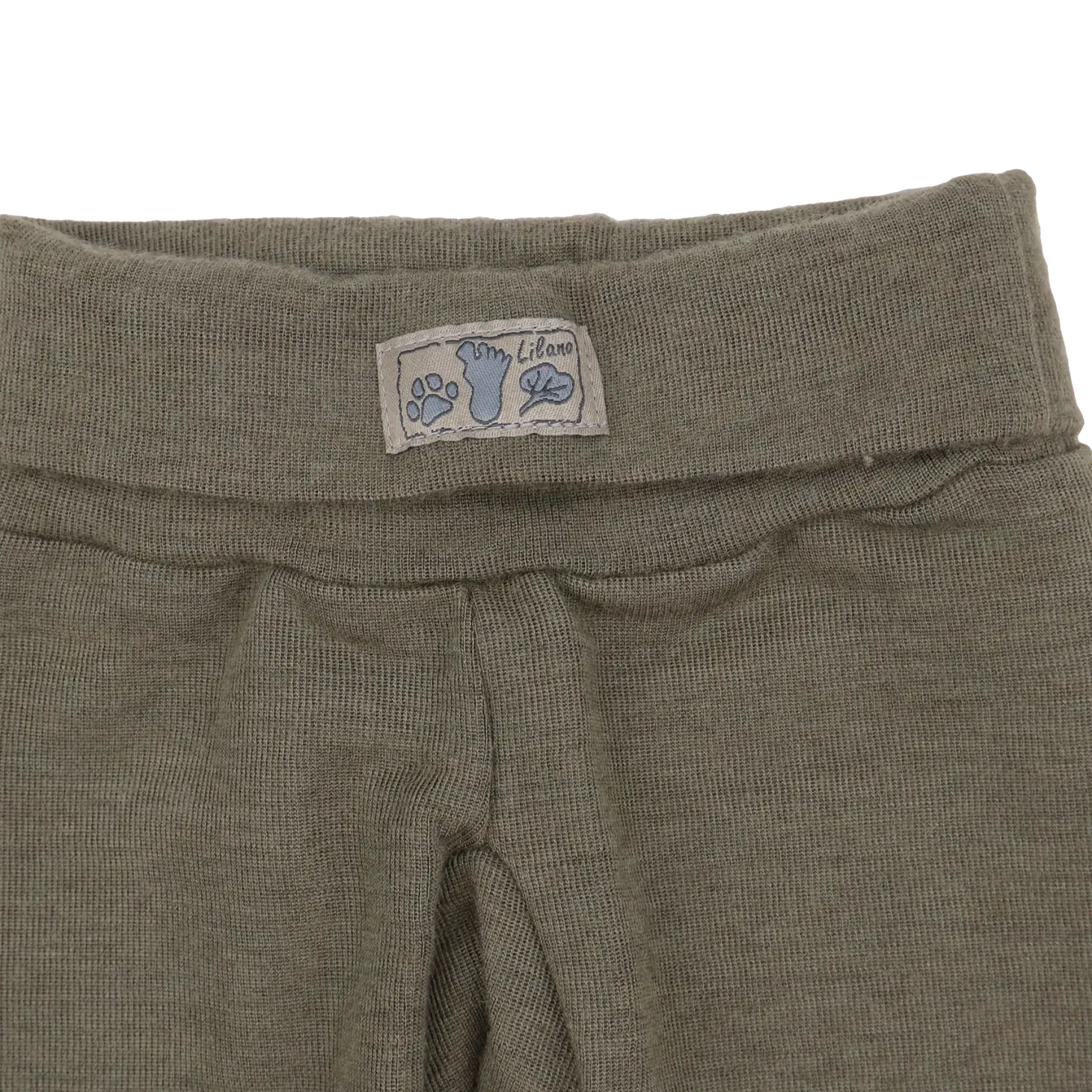 Babyhose Wolle Seide khaki 62