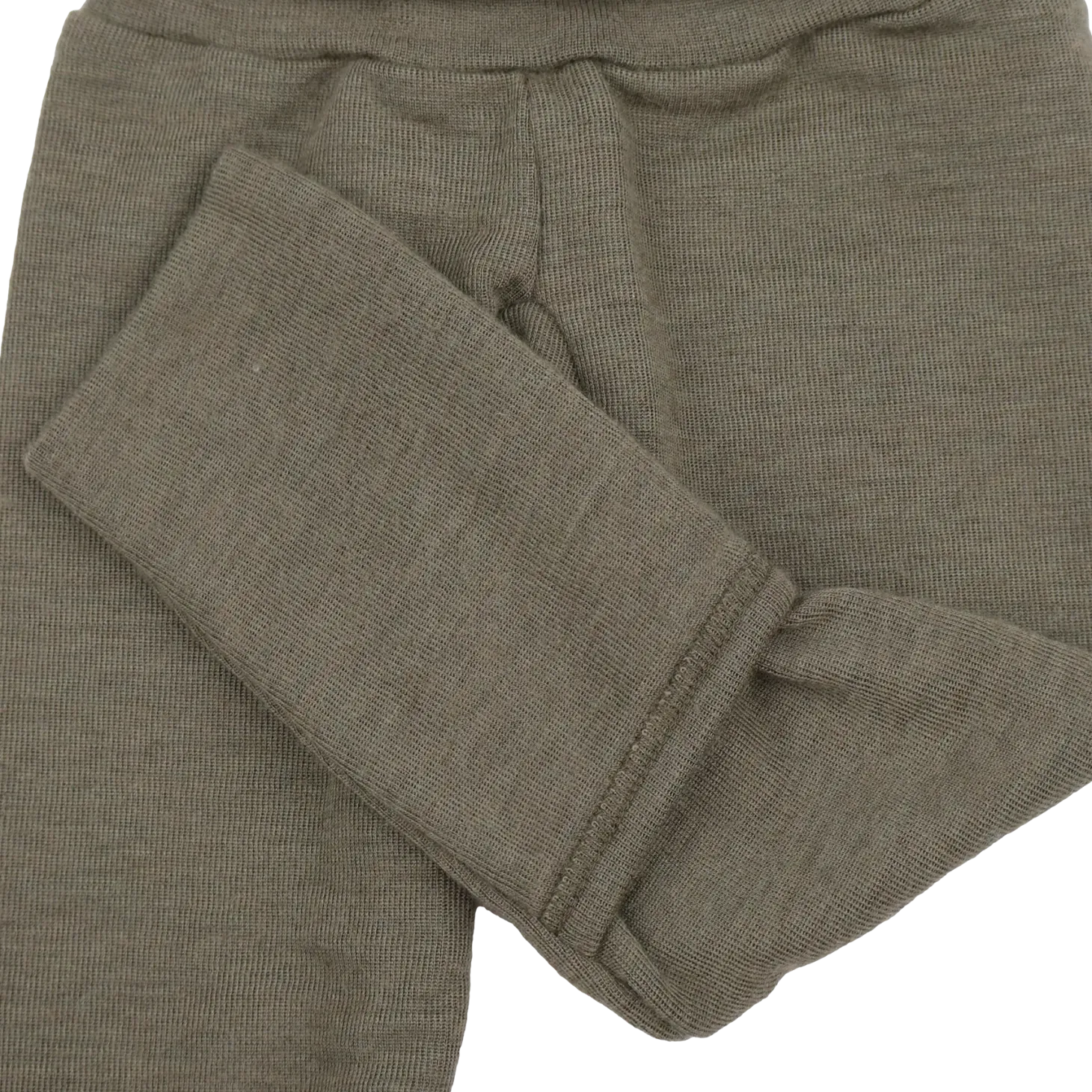 Babyhose Wolle Seide khaki 62