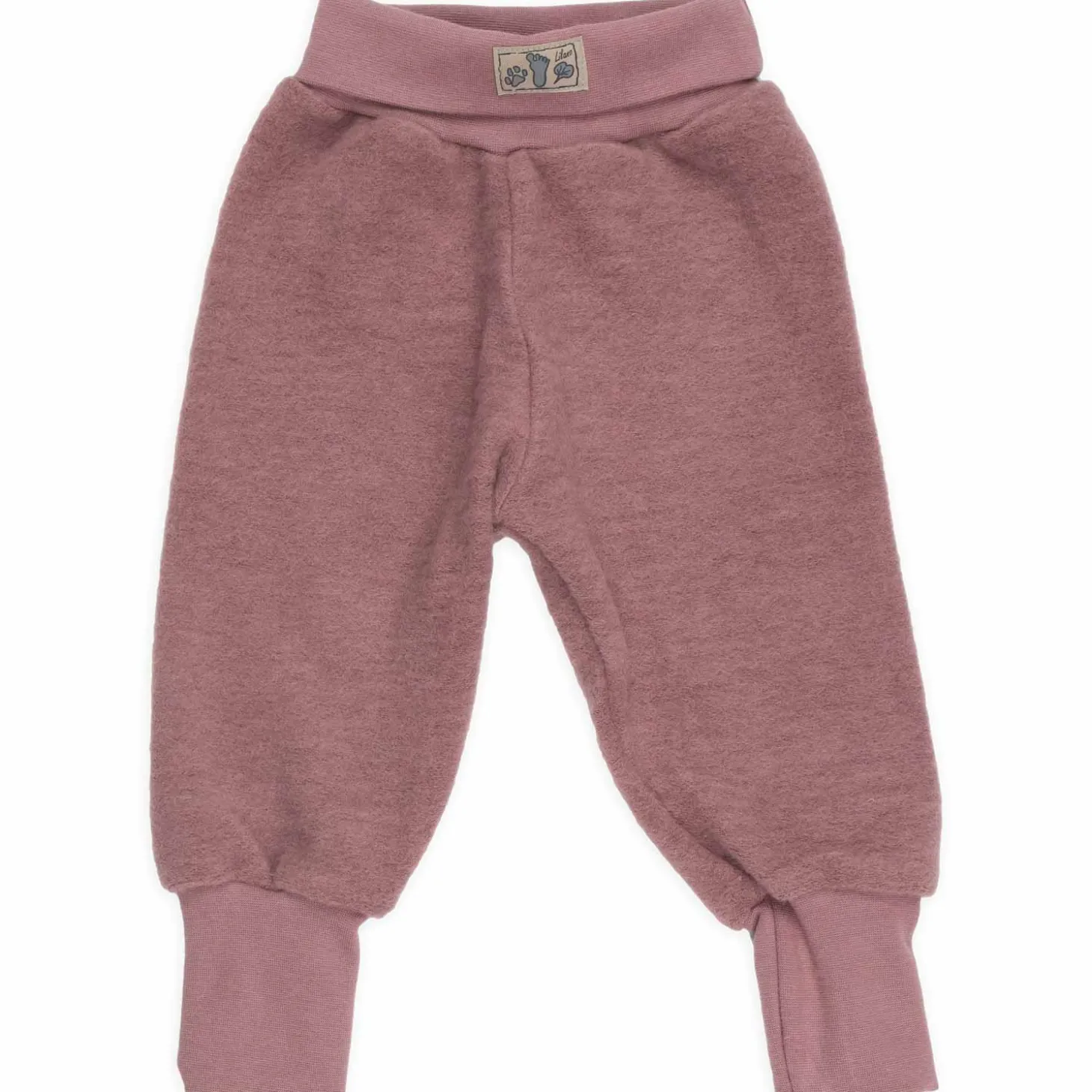 Babyhose Wollfrottee mauve 62