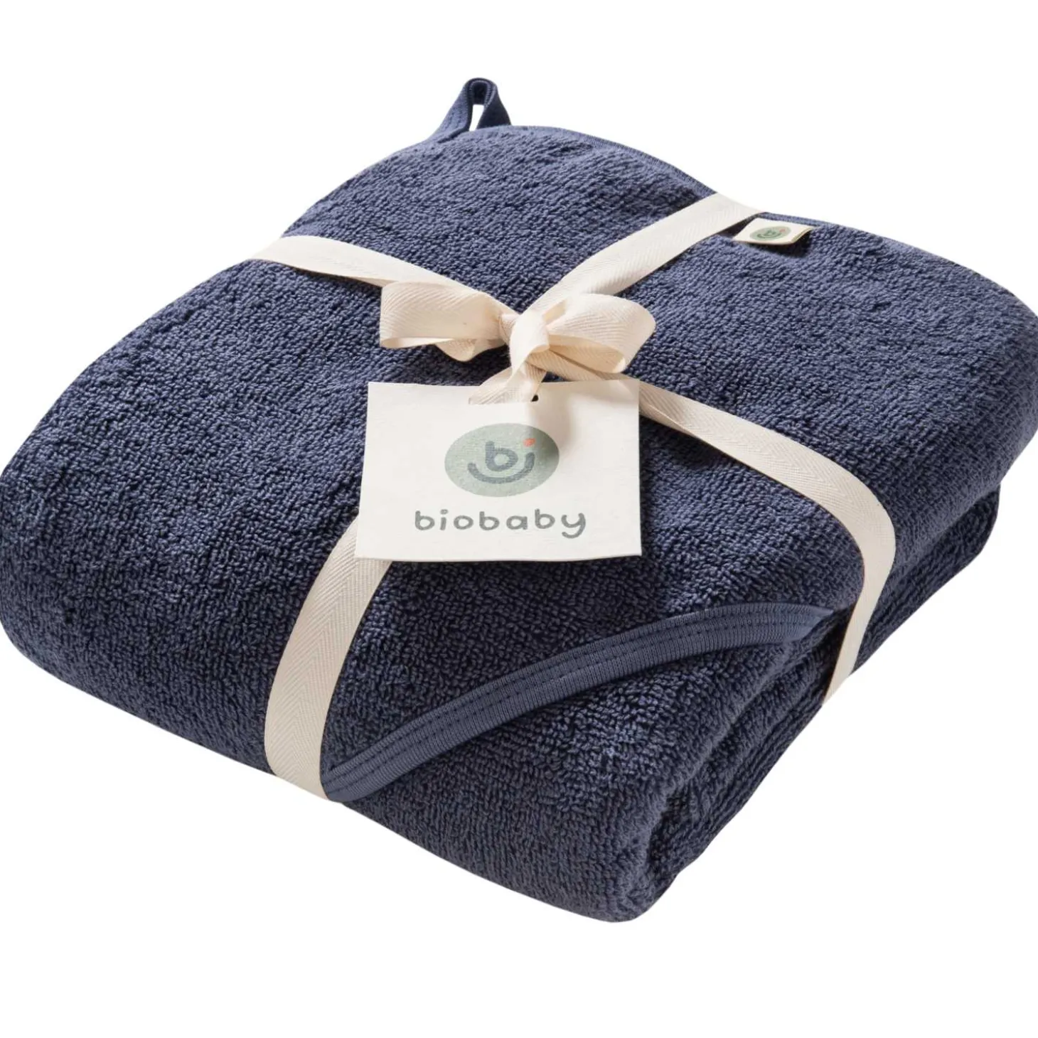 Baby Kapuzenhandtuch rauchblau