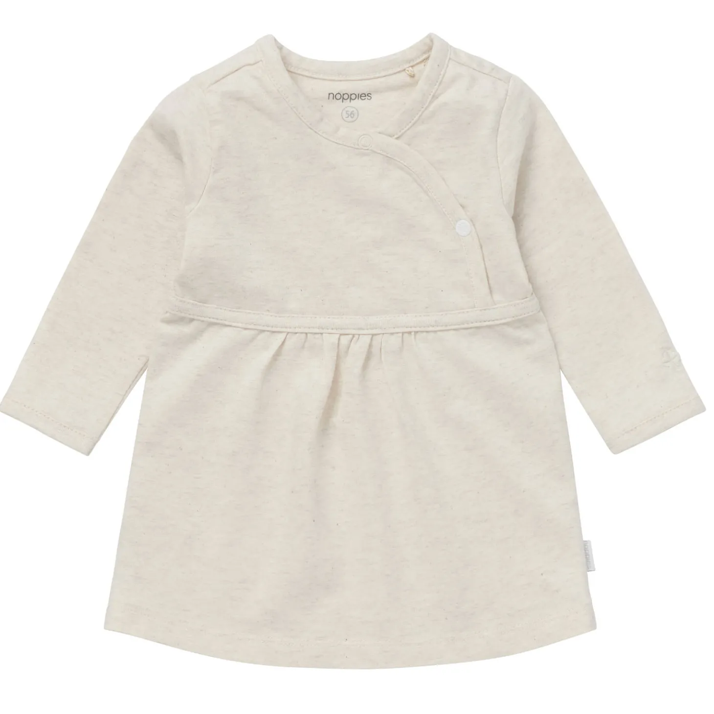 Babykleid in Jersey natur meliert 68