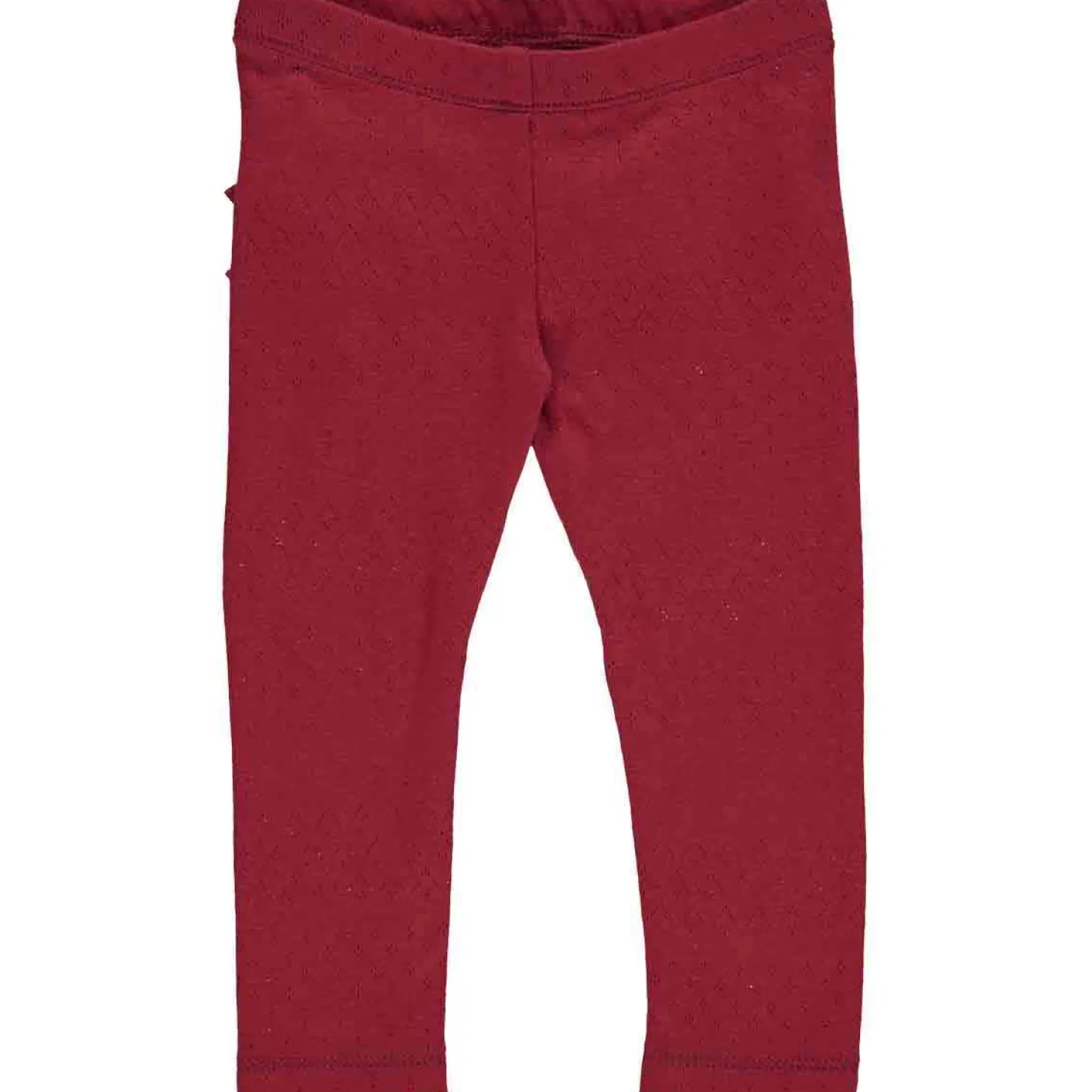 Baby Leggings mit Rüschen Himbeerrot 68