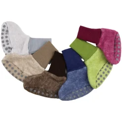 Babyschuhe Fleece grau 50/56