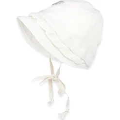 Baby Sonnenhut Musselin weiß 46