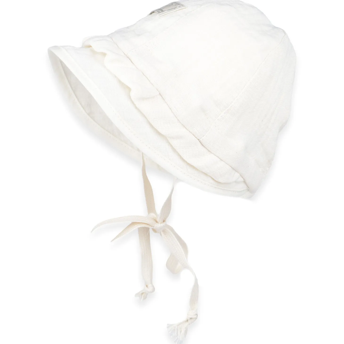 Baby Sonnenhut Musselin weiß 46