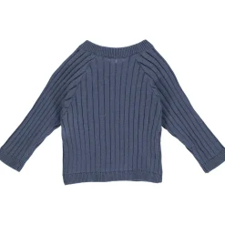 Baby Strick Pullover denimblau 98