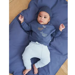 Baby Sweathose hellblau 62