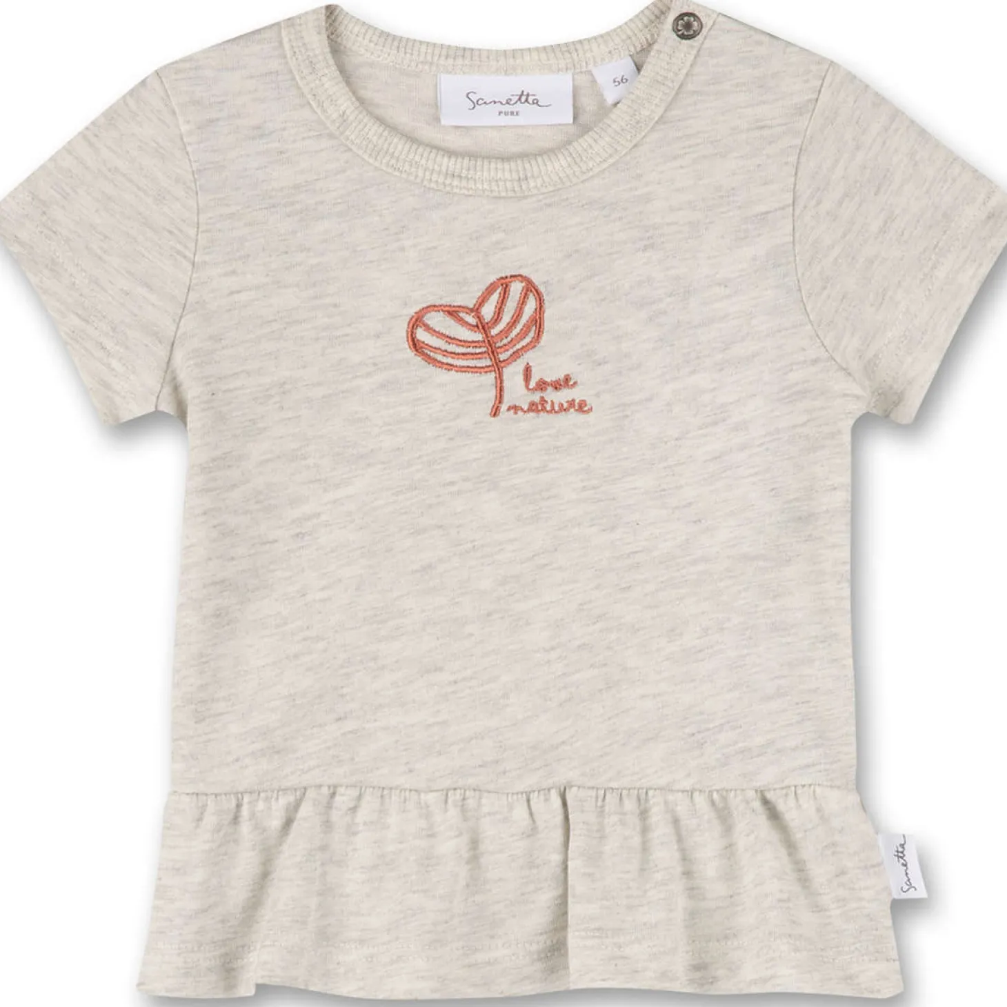 Baby T-Shirt natur melange 74