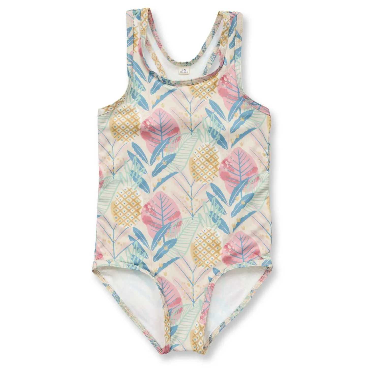 Badeanzug "Tropical" pastel 98/104