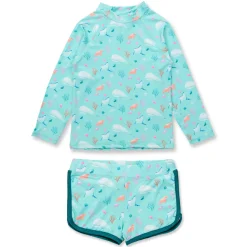 Badeoutfit "Sealife" eisblau 110/116