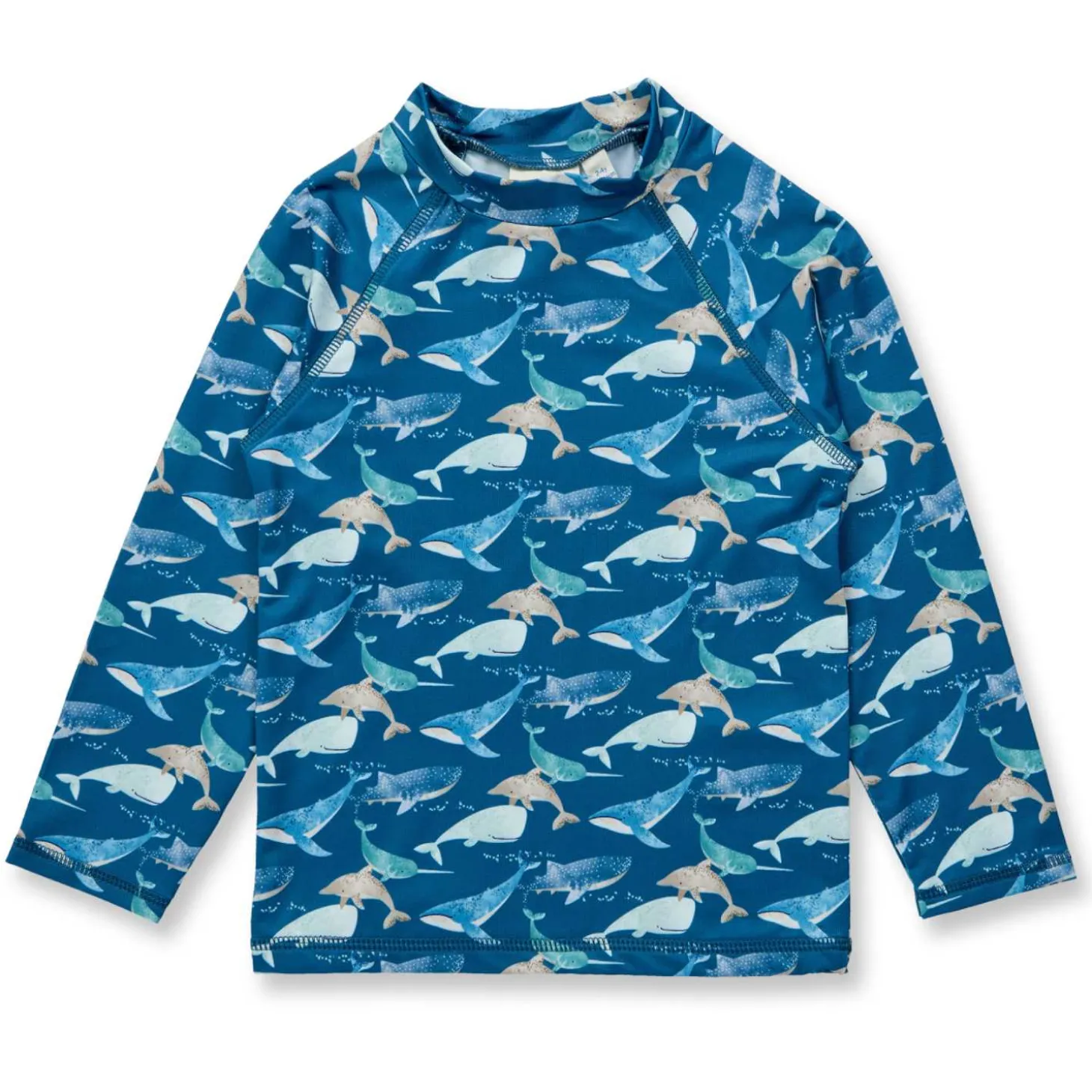 Badeoutfit "Wale" ozeanblau 122/128