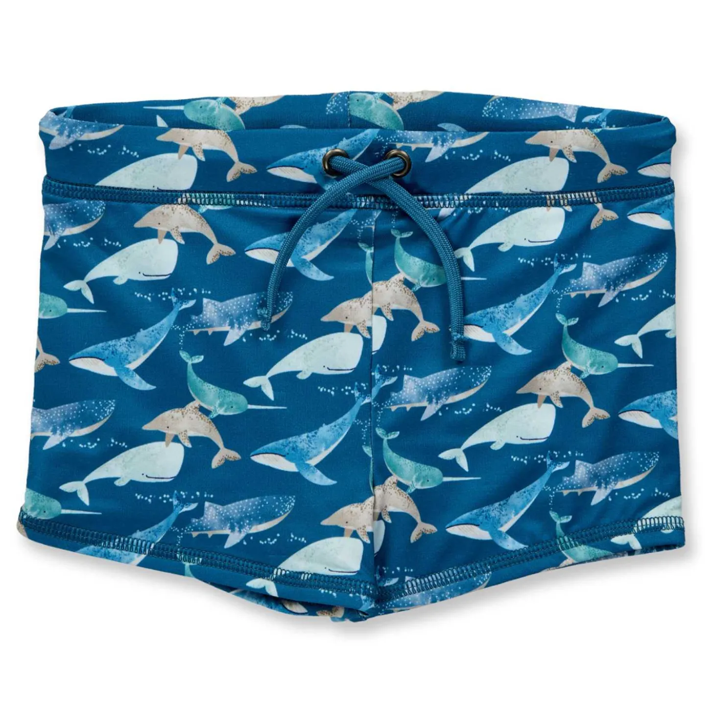 Badeoutfit "Wale" ozeanblau 122/128