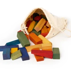 Bauklötze Regenbogen XL, 50 Teile im Sack