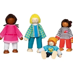 Biegepuppen-Set Interkulturelle Familie