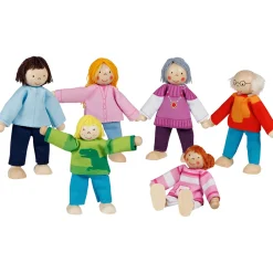 Biegepuppen-Set Moderne Familie