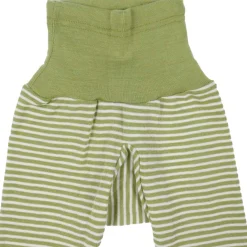Bundhose Wolle Seide grün natur 50/56