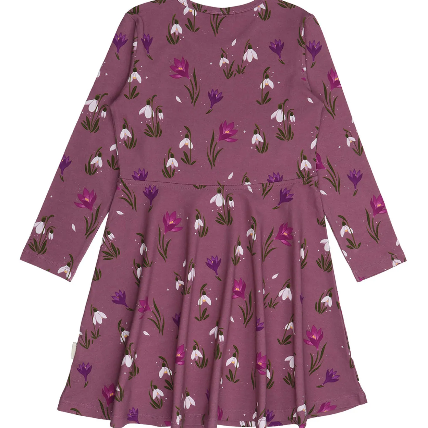 Drehkleid "Schneeflocken" mauve 110