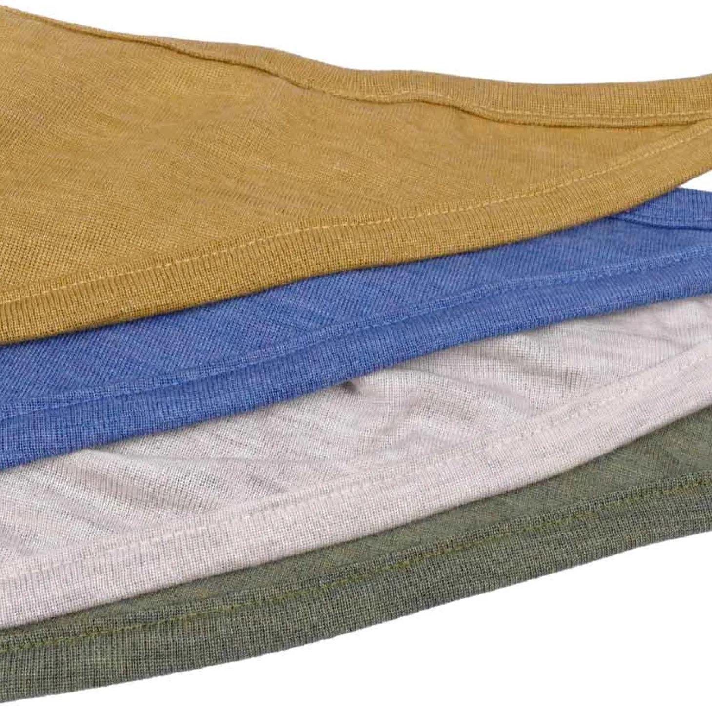 Dreieckstuch Wolle-Seide jeans blau