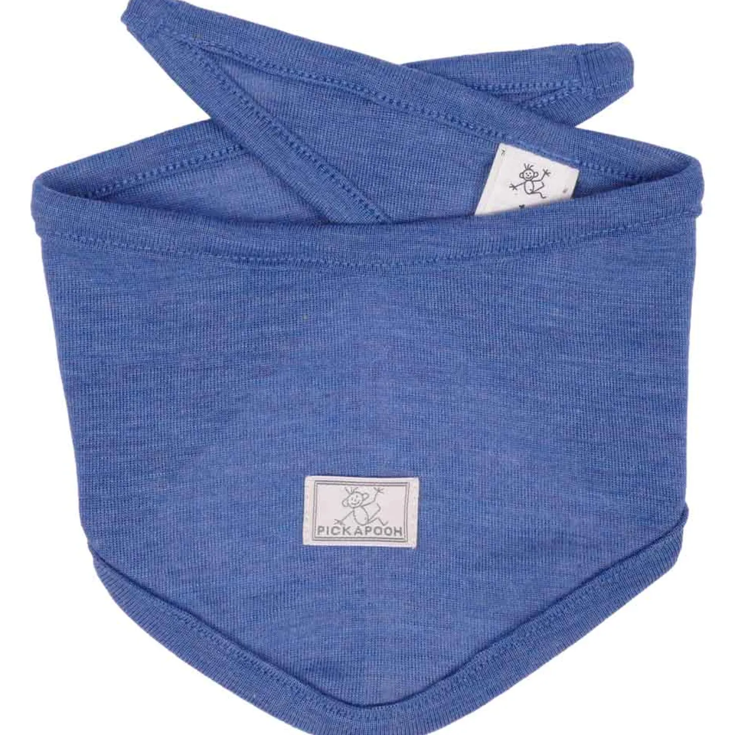 Dreieckstuch Wolle-Seide jeans blau