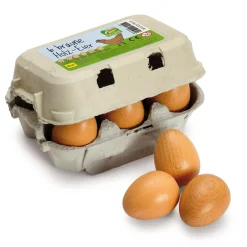 Eier, braun im Karton