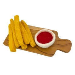 Filz Pommes rot 7-tlg