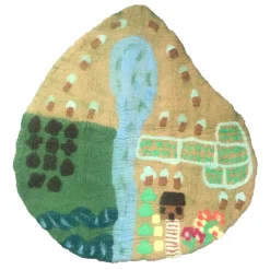 Filz Spielmatte Bauernhof