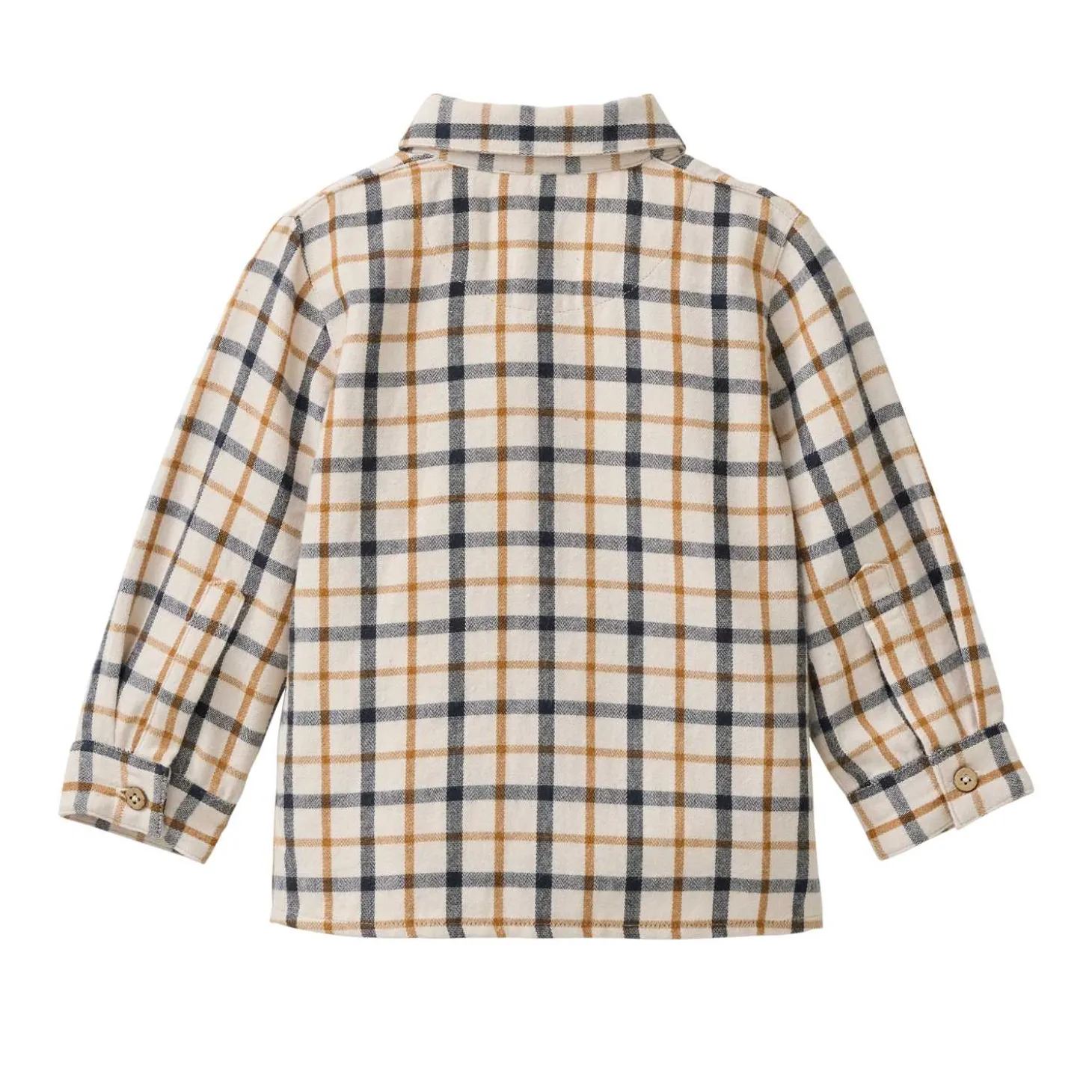 Flanell-Hemd kariert hellbeige 110/116
