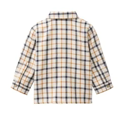 Flanell-Hemd kariert hellbeige 98/104