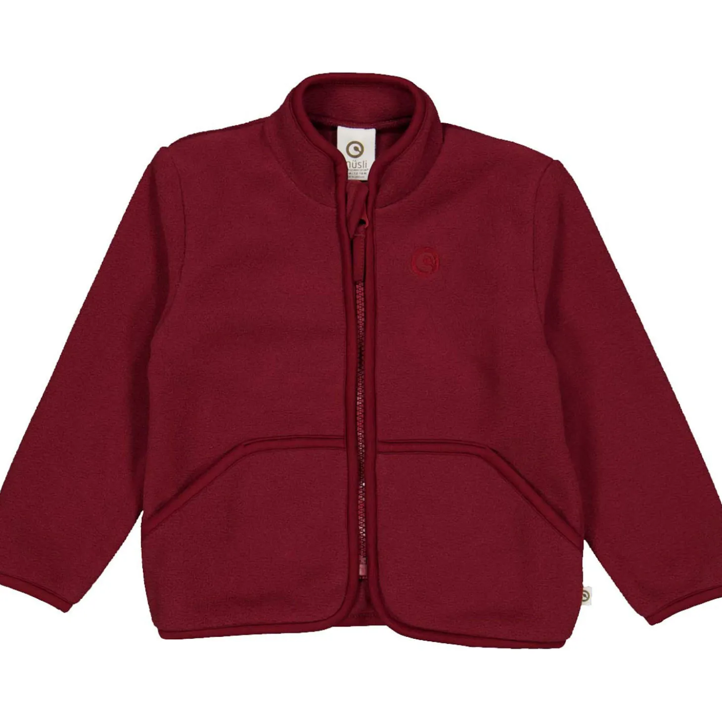Fleece-Jacke dunkelrot 80