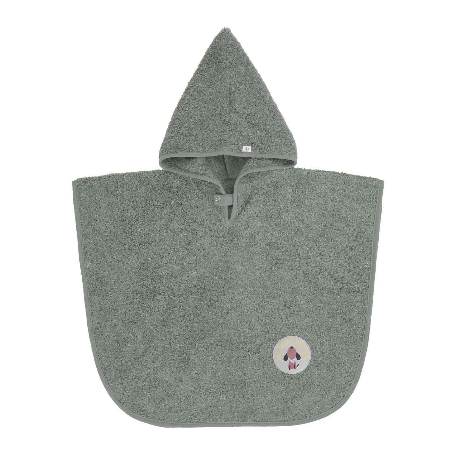 Frottee-Badeponcho khaki