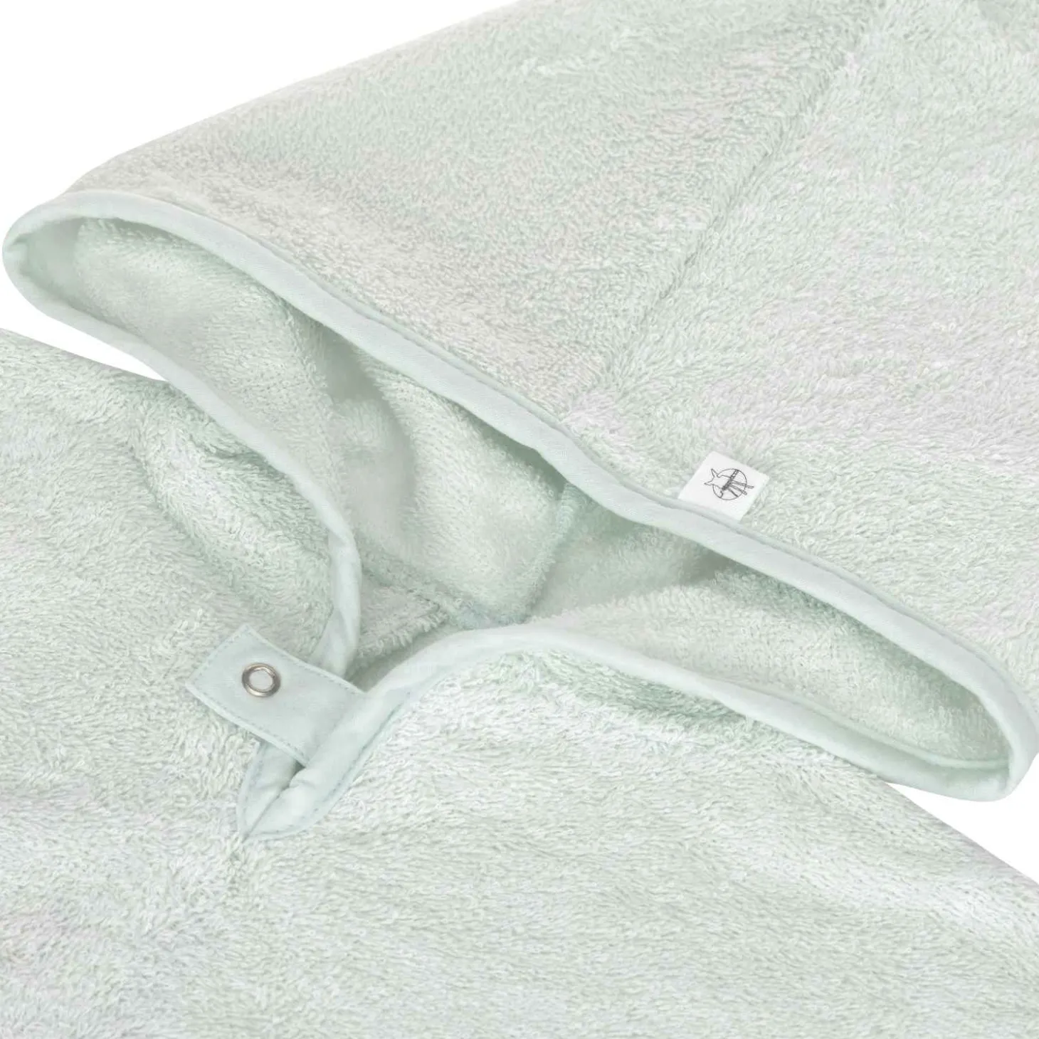 Frottee-Poncho Kleinkind mint