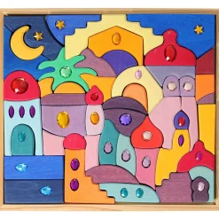 Glitzermandala Morgenland