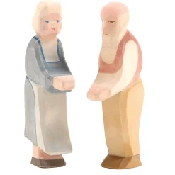 Holzfigur Großvater
