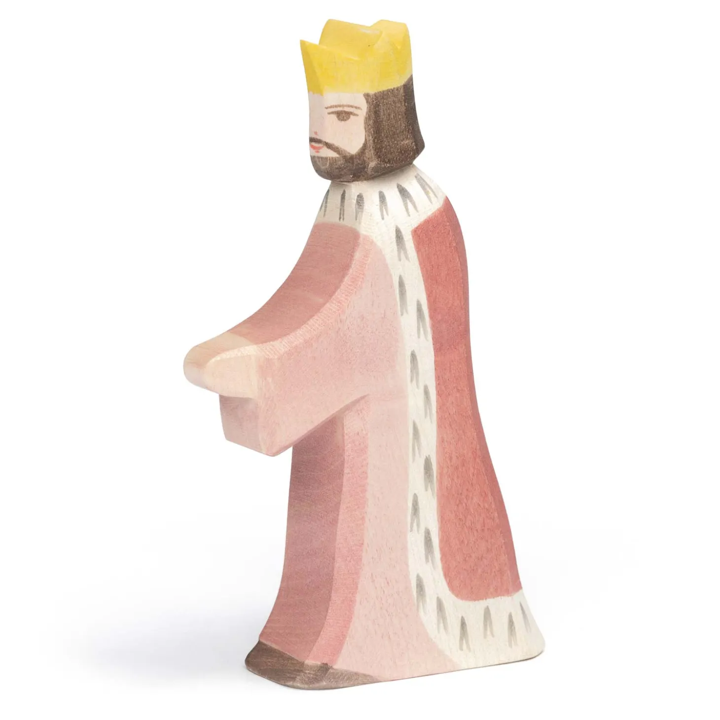 Holzfigur König