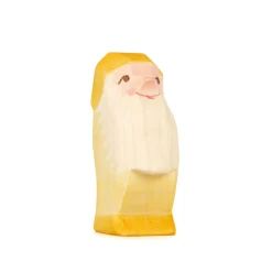Holzfigur Zwerg gelb