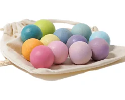 Holzkugeln Pastell klein
