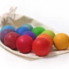Holzkugeln Regenbogen klein