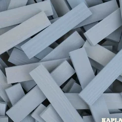 Holzplättchen 40er Kasten grau
