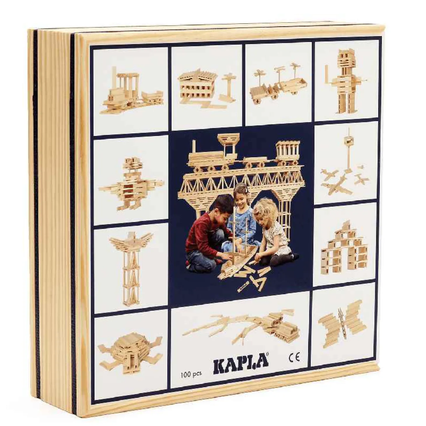 Holzplättchen 100er Kasten Klassik