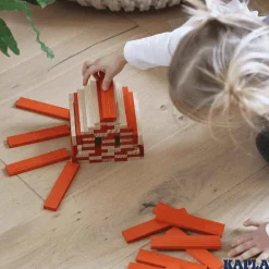 Holzplättchen 40er Kasten orange