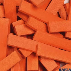 Holzplättchen 40er Kasten orange