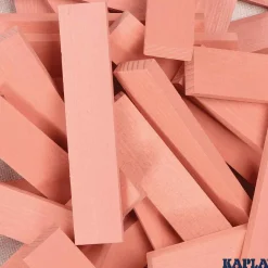 Holzplättchen 40er Kasten rosa
